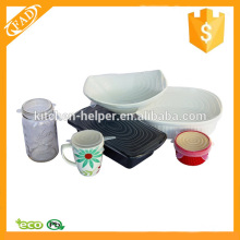 Eco-Friendly Durable Reusable Silicone Food Covers